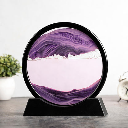 Moving Sandscape Decorative Figurine