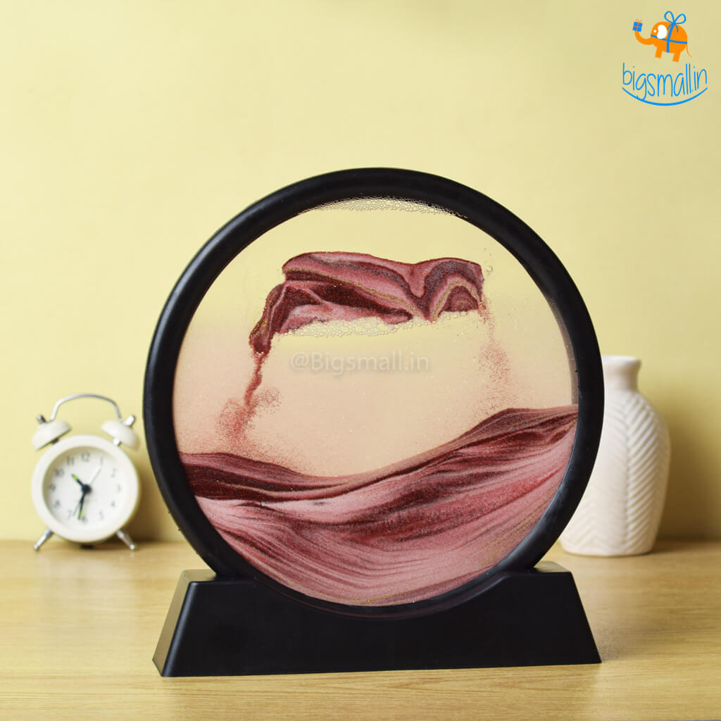 Moving Sandscape Decorative Figurine