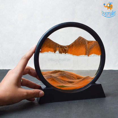 Moving Sandscape Decorative Figurine